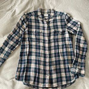 Caslon plaid flannel button up